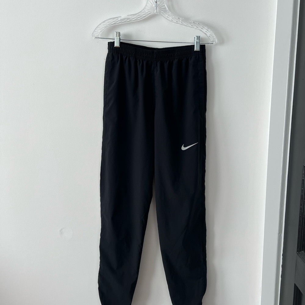 Nike Black Jogger Pants with White Logo